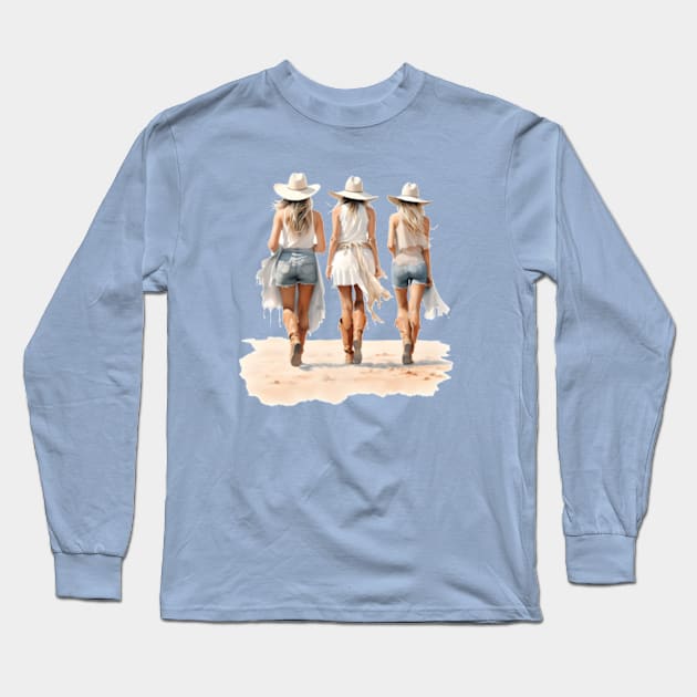 Coastal Cowgirls Long Sleeve T-Shirt by Cun-Tees!